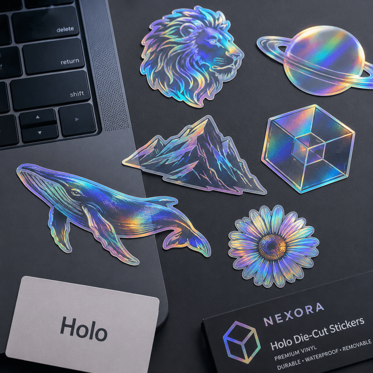 Holo Die-Cut Stickers